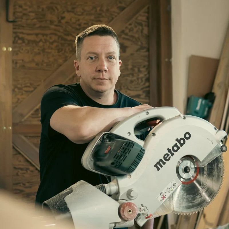 Bak Péter, a Woodbak alapítója