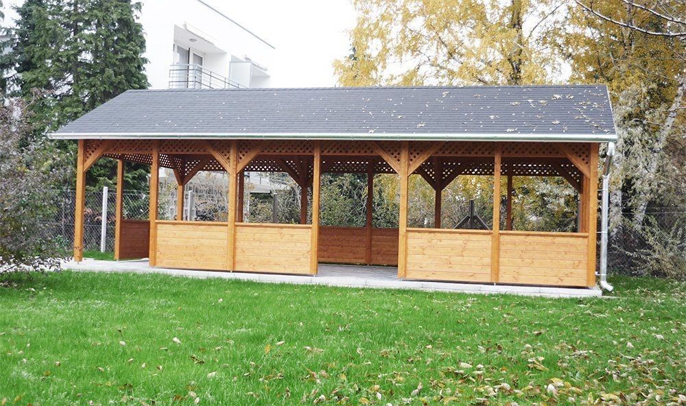 Filagória, szaletli és kerti pavilon