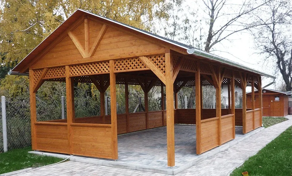 Egyedi filagória tervezése és kivitelezése fából: Bak Péter, woodbak.hu